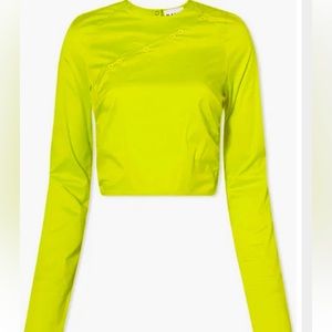 Ganni stretch cotton top, XS